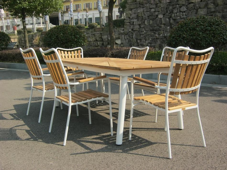 Daneline teak havebord 200/6