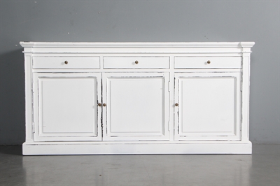 Gail Skænk - 185x50x90 cm - Hvid/Hvid <SPAN STYLE=\'color:#d0121a;\'>FORUDBESTIL</SPAN>