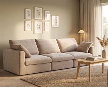 Harry Modulsofa - 3 personer - Lys Sand