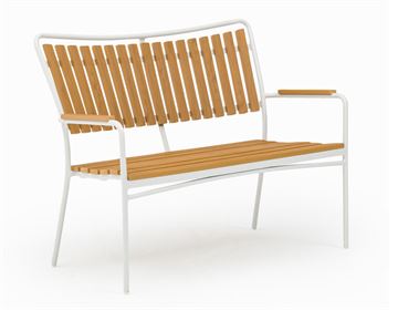 DaneLine Adam Bænk - Nonwood - Hvid
