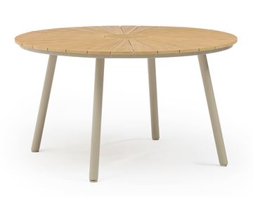 DaneLine Adam Havebord Ø130 cm - Nonwood - Latte