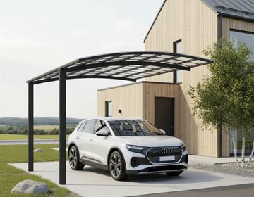 Carter Carport - Single m. 2 stolper - 5,5 x 3 x 3 m  
