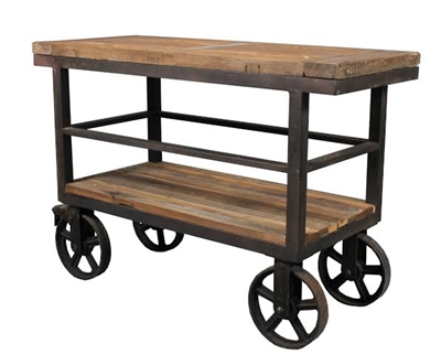 Shannon Anretterbord på hjul - 120x50x82 cm 