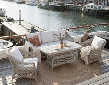 Enø sofasæt m/bord, lysegrå