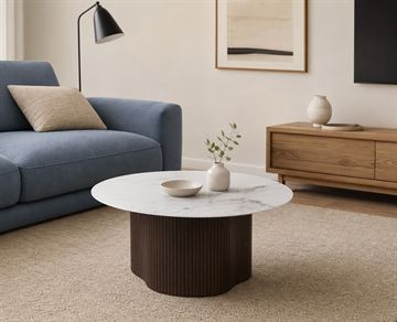 Napa Sofabord - Ø90 cm  <SPAN STYLE='color:#d0121a;'>FORUDBESTIL</SPAN>	