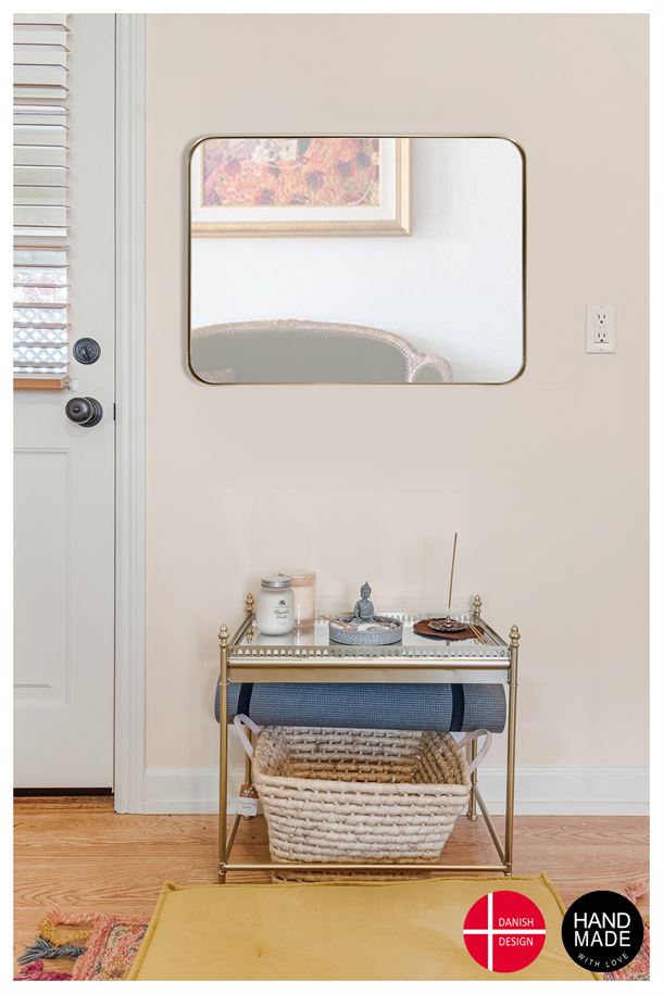 BLACK WEEK - Capella Spejl - 76x56 cm - Guld