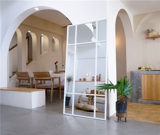 BLACK WEEK - Cassiopeia Spejl - 220x110cm - Hvid