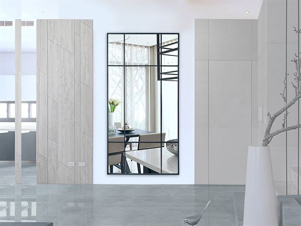 BLACK WEEK - Andromeda Spejl - 180x90cm - Antiksort