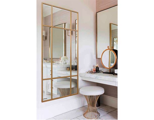 BLACK WEEK - Sirius Spejl - 170x80 cm - Antikguld