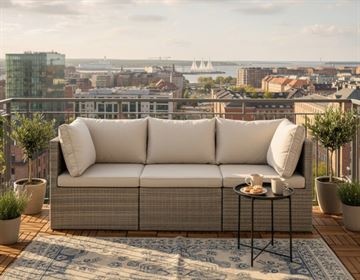 Isla modulsofa - 3 pers., lys grå