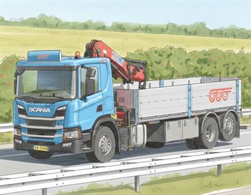 Tillæg for kranlevering uden for vores hovedområde