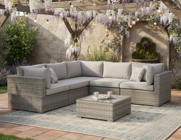 Rio modul hjørnesofa, lys grå