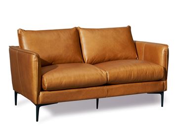 Marbella 2 pers. Lædersofa - Mulberry Brown 