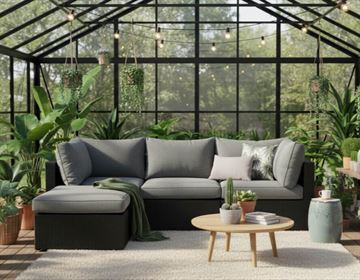 Sala modulsofasæt m/chaiselong