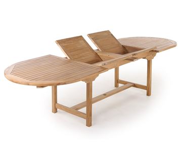 Alma Teak udtræksbord - 100x200/250/300 cm