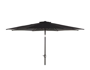 Alu parasol med tilt - Ø 3 meter - Sort