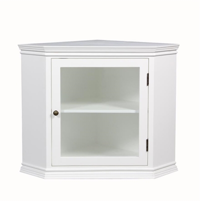 BLACK WEEK - Farø Væghængt  Hjørneskab - Hvid