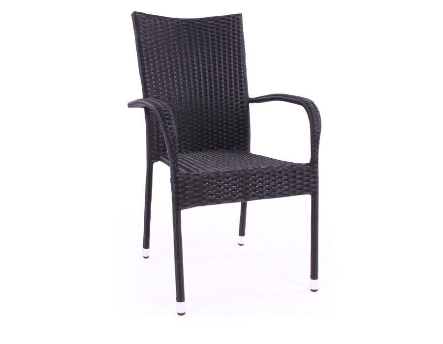 Fanø Geneve Keramik Havemøbelsæt - 90x195 cm - Sort/grå
