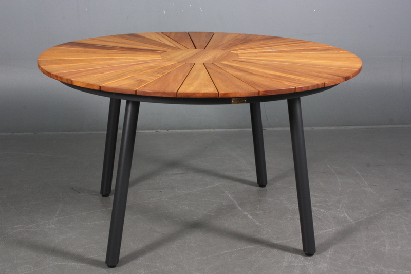 Teak Ã130cm antracitgrÃ¥