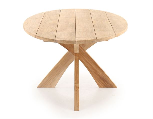 Hercules Elipse Teak Havebord - 110x220 cm
