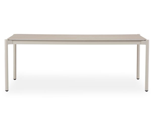 Ida Havebord - 104x204 cm - Gråhvid