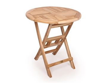 Køln Teak cafebord Ø 70 cm