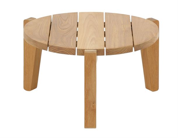 Las Vegas Teak Sofabord - Ø:64 cm