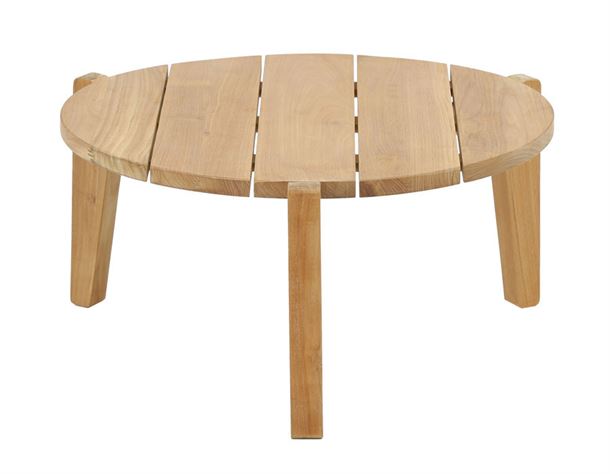 Las Vegas Teak Sofabord - Ø:84 cm