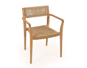 Manja Teak Havestol m/armlæn