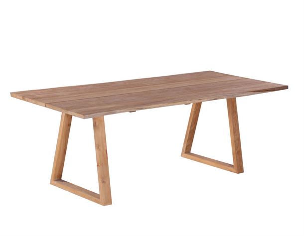 Maxi Plankebord 100x240 cm - m/bordben i teak - Trapez