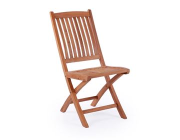 Mia Teak foldestol u/armlæn