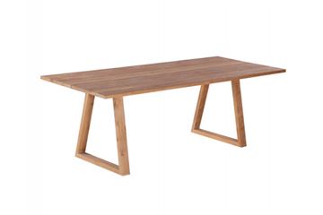 Milo Plankebord 100x240 cm - m/bordben i teak - Trapez