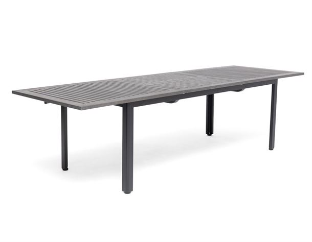 Nydala Havebord - 90x200/280 cm - Mørk Grå