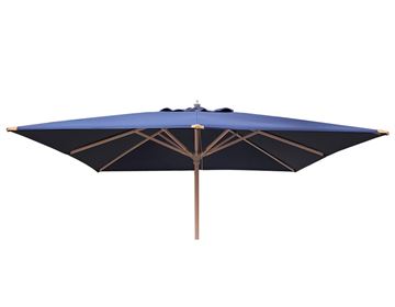 Signe parasol 3 x 3 meter Blå