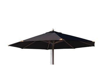 Signe Parasol Ø 3 meter - 2-delt Sort