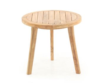 Teak Sidebord - Ø50 cm