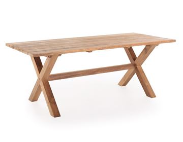 Thor Teak Plankebord m/x-legs - 90x200 cm